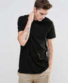 Longline T-Shirt With Color Pop Surf Logo Back Print