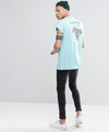Oversized Sleeveless T-Shirt With Surf Back Print